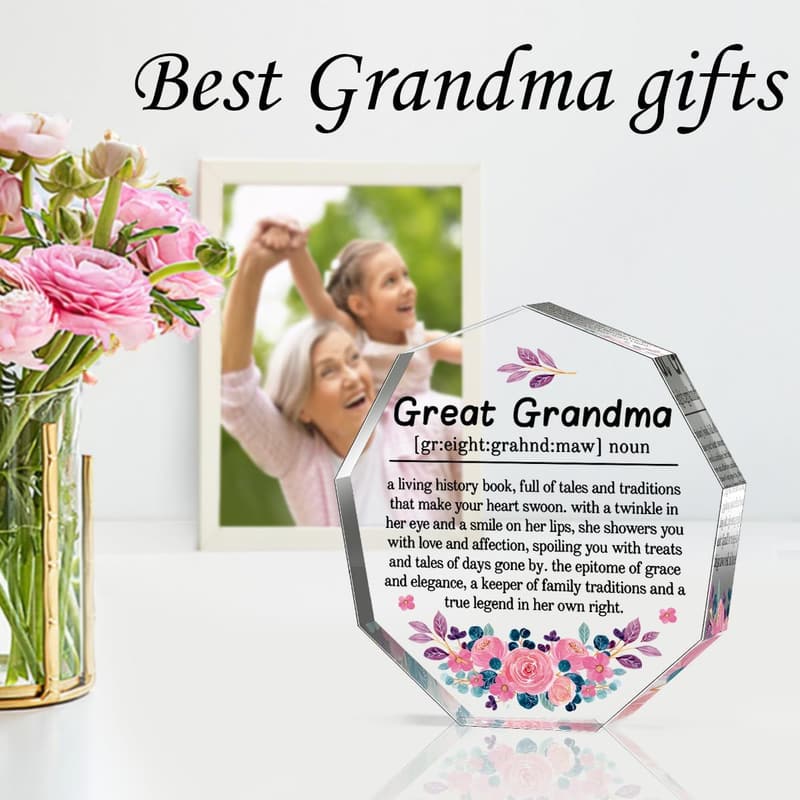Great Grandma Definition Acrylic Plaque - Mother's Day Gift