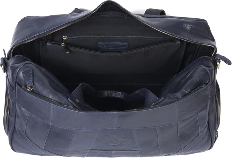 Men's 30L Leather Duffle Bag for Travel - Father's Day Gift