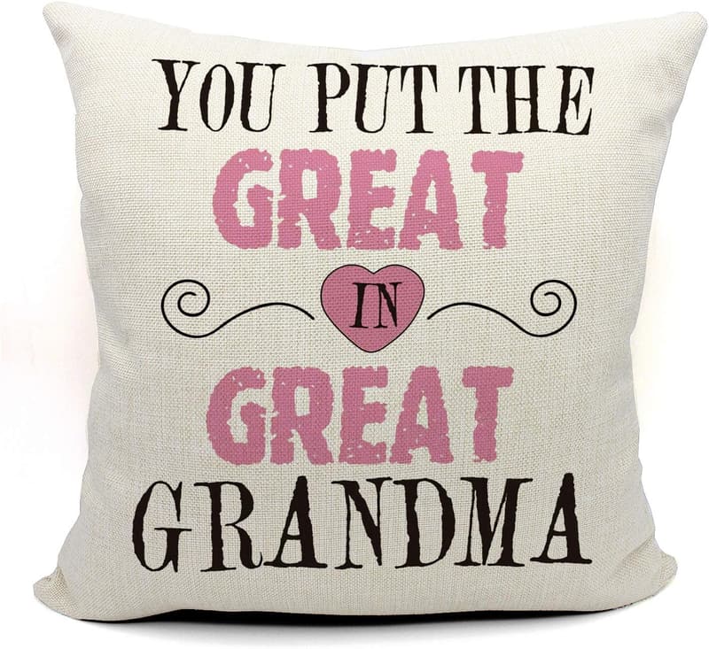 Great Grandma Pillow Cover - Gifts for Pregnancy Announcement