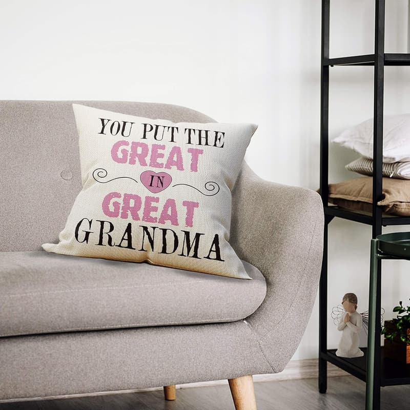 Great Grandma Pillow Cover - Gifts for Pregnancy Announcement
