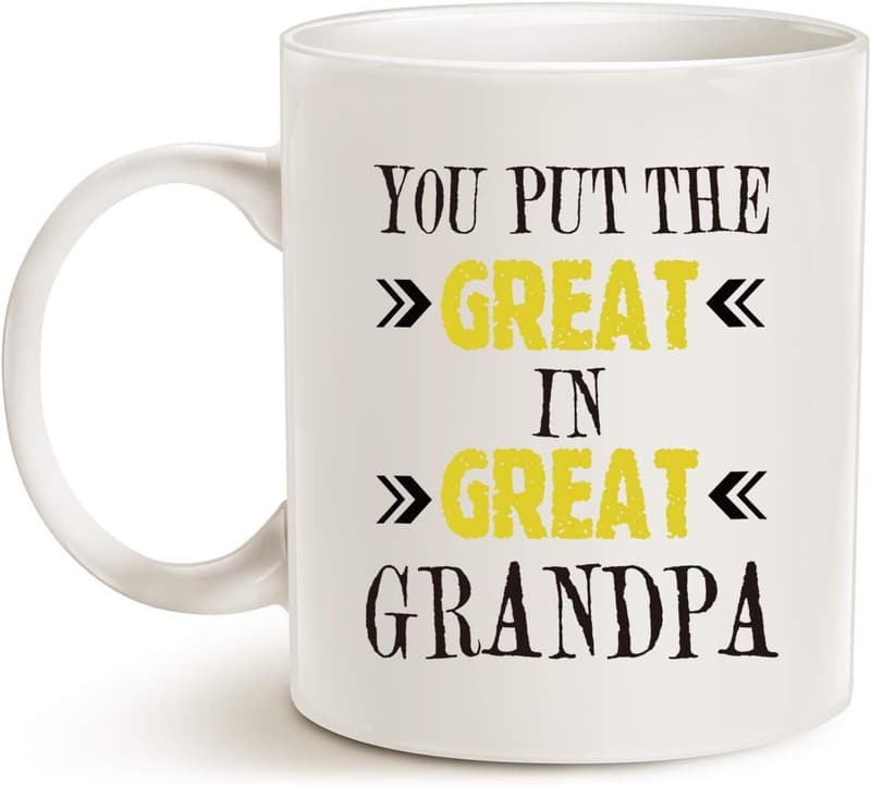Great Grandpa Birthday Coffee Mug - 11 oz, White
