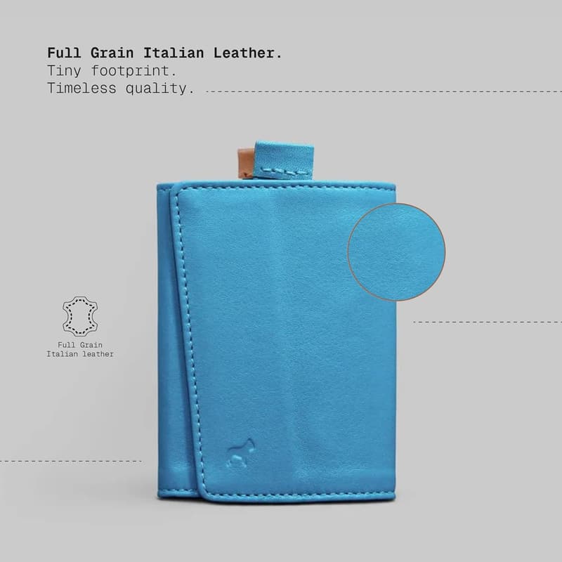 Ultra-Slim RFID Blocking Leather Wallet for Men & Women
