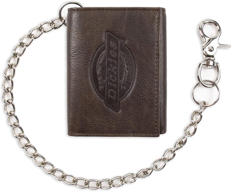 Dickies Men's Chain Trifold & Bifold Wallets