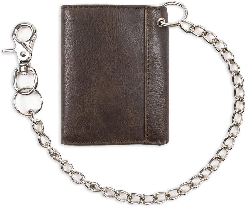 Dickies Men's Chain Trifold & Bifold Wallets
