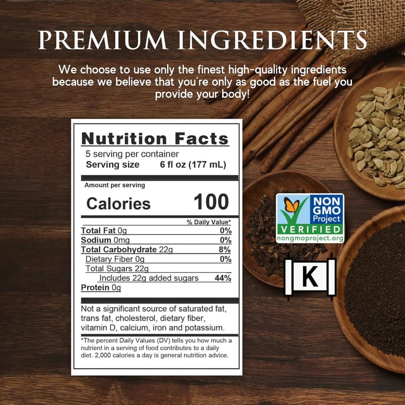 Super Concentrate Chai Beverage, 64 Fl. Oz., Gluten-Free