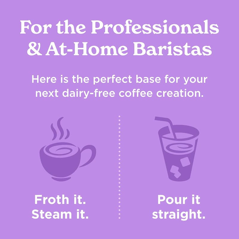 Oat Milk Barista Blend, Dairy-Free & Gluten-Free, 32 Oz (Pack of 6)