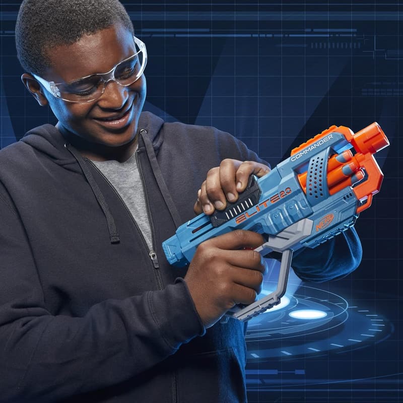 NERF Elite 2.0 Commander RD-6 Dart Blaster with 12 Darts