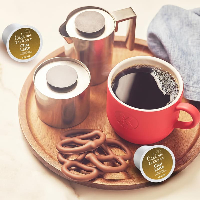Café Escapes Chai Latte K-Cup Pods - 24 Count