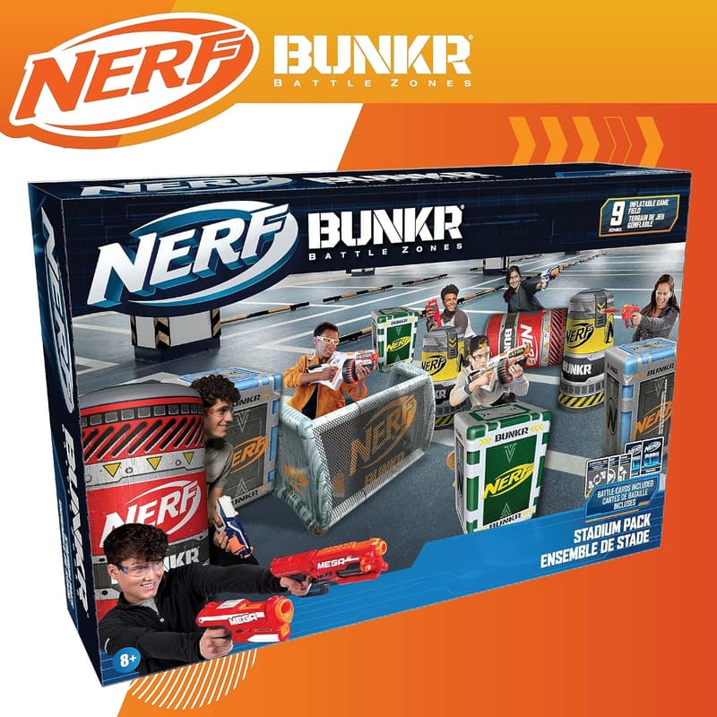 BUNKR Inflatable Barricade Set for Outdoor Battle Play