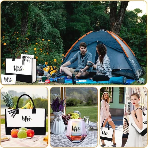 Just Married Mr & Mrs Travel Essentials Gift for Couples