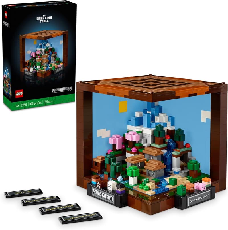 LEGO Minecraft The Crafting Table Anniversary Building Set