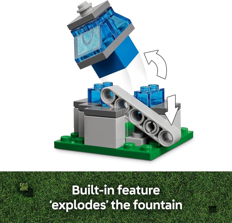 LEGO Minecraft Ghast Balloon Village Attack Set for Kids 10+
