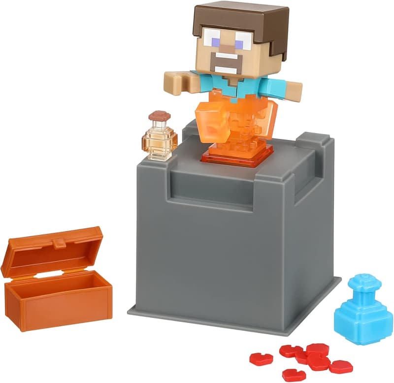 Minecraft Nether Quest Character Pack with Real Gold Treasure