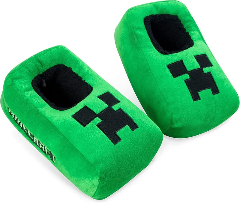 Cozy Minecraft Slippers for Boys - Ideal Gamer Gift