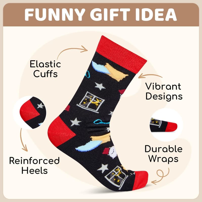 Fun Outdoor Socks for Men & Women - Gifts for Racing, Golf, Hunting