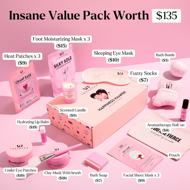 Birthday Spa Gift Set - Premium Self-Care Kit for Women