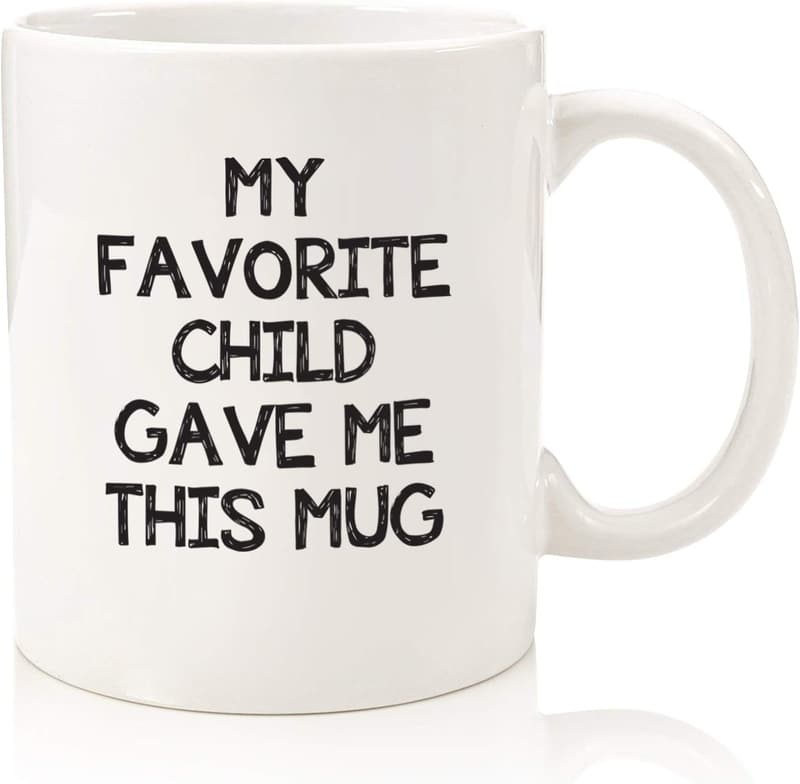 Funny Coffee Mug for Parents - Novelty Birthday Gift from Kids