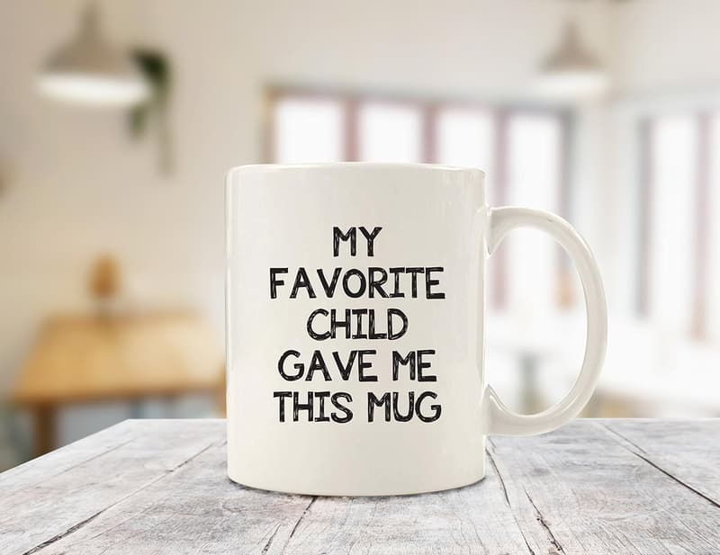 Funny Coffee Mug for Parents - Novelty Birthday Gift from Kids