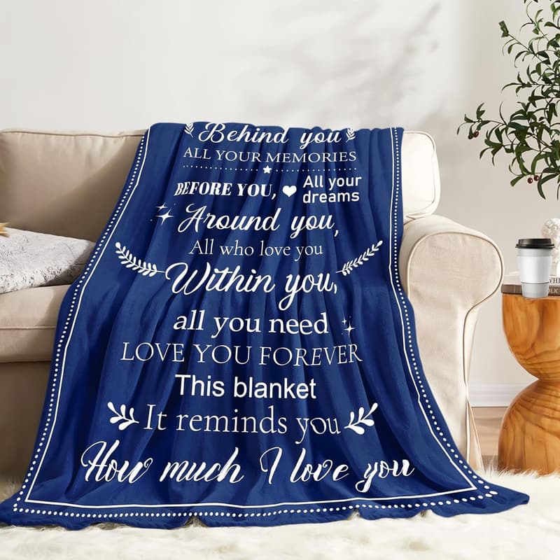 Unique Birthday Blanket for Women - 50