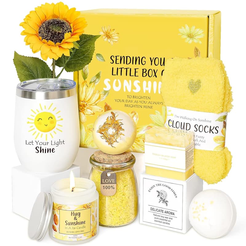 Spa Gift Basket for Women - Unique Self-Care Birthday Gift