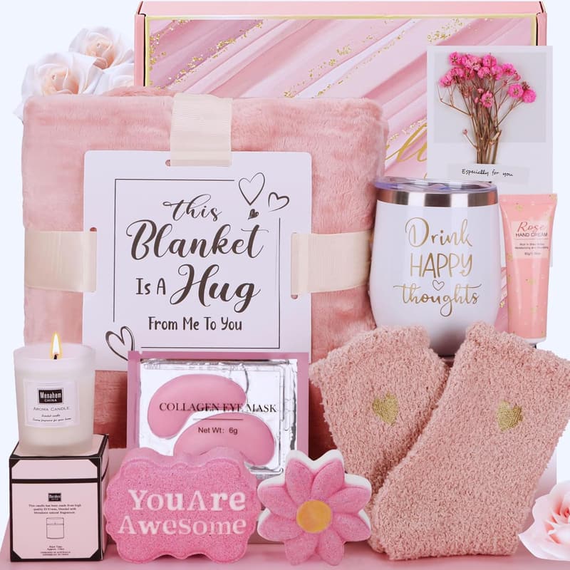 Get Well Soon Spa Gift Basket for Women