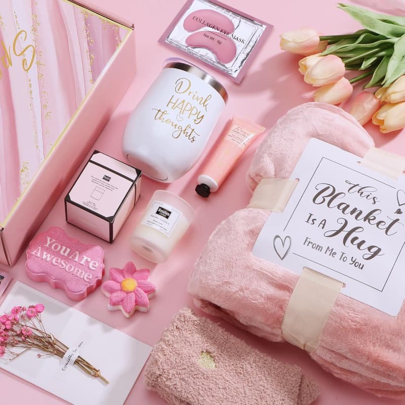 Get Well Soon Spa Gift Basket for Women