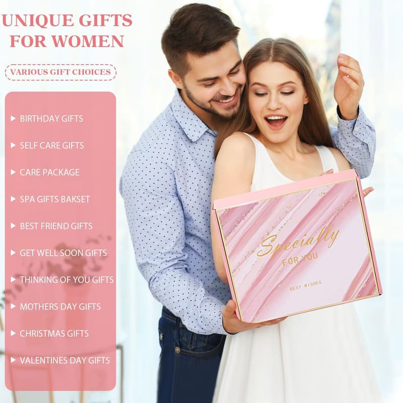 Get Well Soon Spa Gift Basket for Women