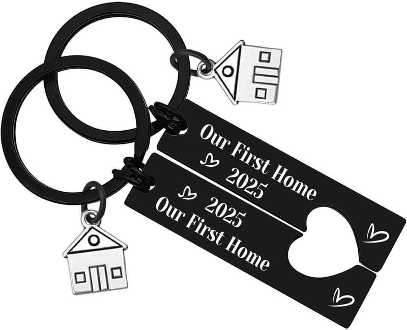 2025 Housewarming Keychain Set for New Homeowners