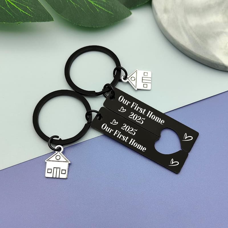 2025 Housewarming Keychain Set for New Homeowners