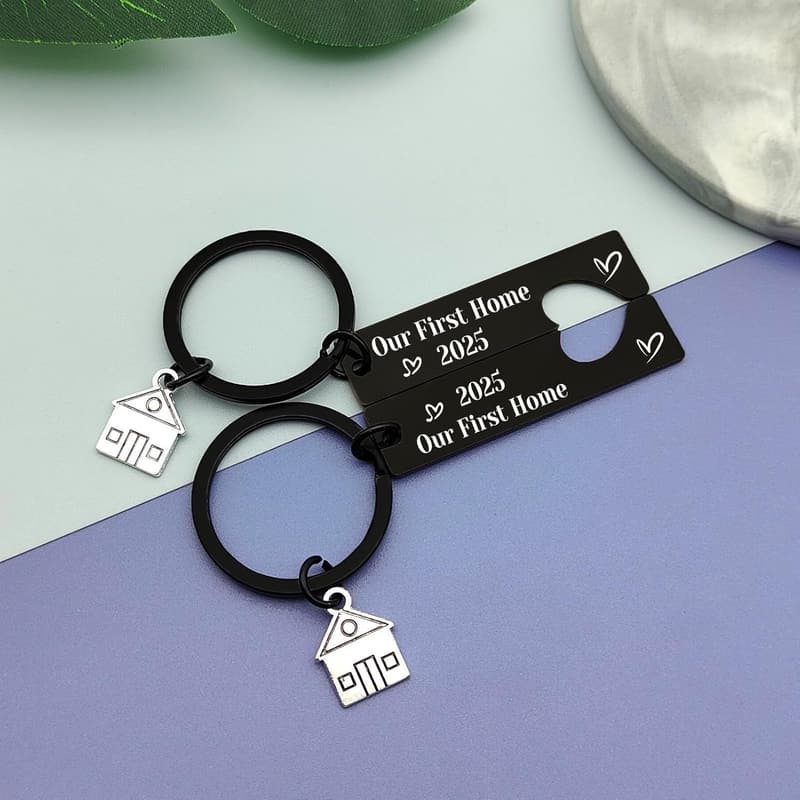 2025 Housewarming Keychain Set for New Homeowners