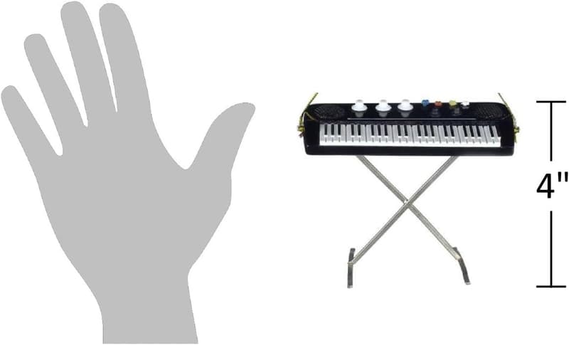 Christmas Electric Keyboard Ornament for Tree Decoration