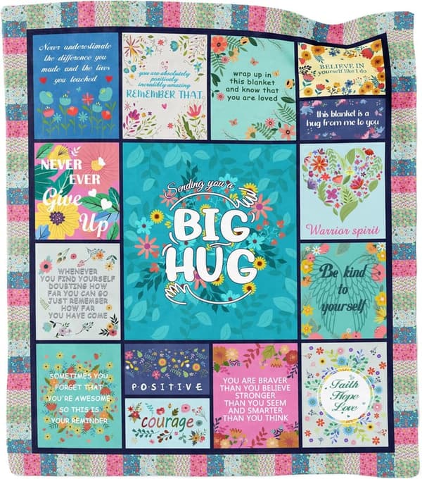 Healing Blanket for Women, Inspirational Gift for Recovery