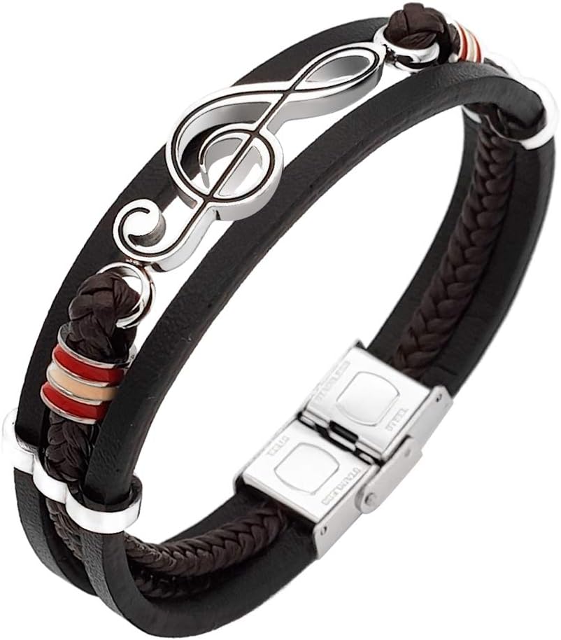 Music Teacher Appreciation Bracelet with Piano & Violin Charms