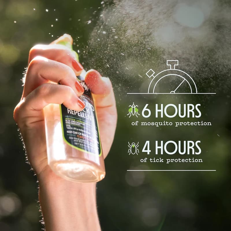 Mosquito & Tick Repellent Spray, DEET-Free, 2-Pack