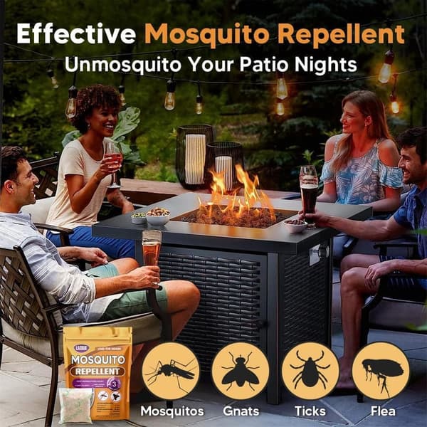 Natural Mosquito Repellent for Outdoor & Indoor Use - 8 Pouches