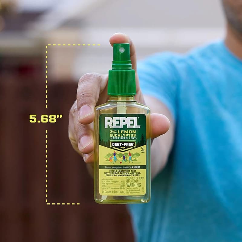 Plant-Based Lemon Eucalyptus Insect Repellent Spray - 4 oz (2 Pack)