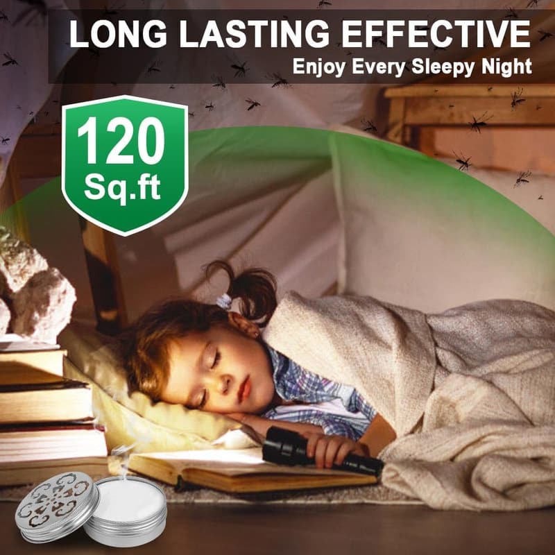 Outdoor Mosquito Repellent Cream for Yard & Camping - 2P
