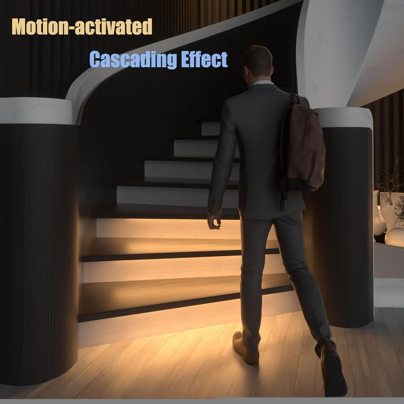 LED Stair Lighting Kit with Motion Activation - 23.6