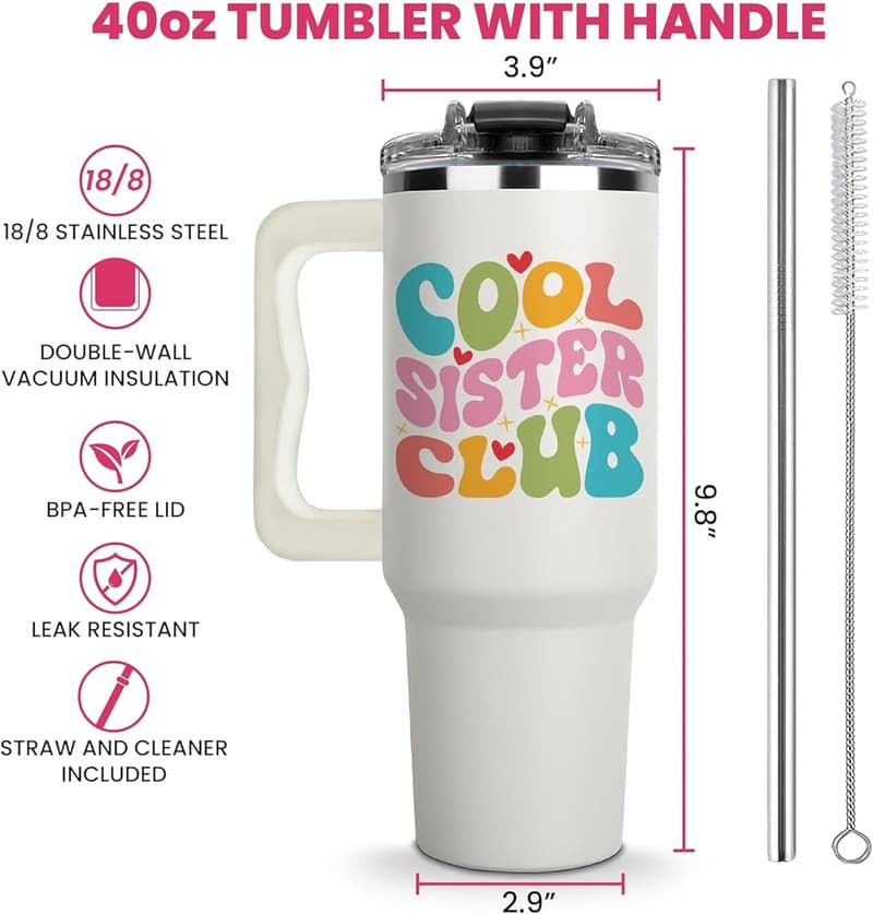 Sister's Day 40oz Tumbler - Funny Gift for Sisters