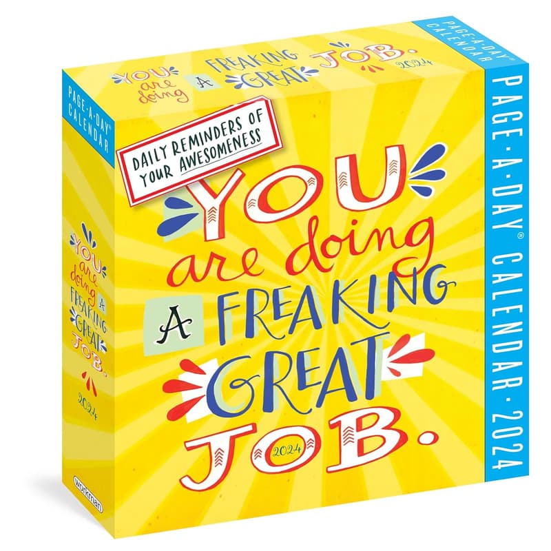 2024 Inspirational Page-A-Day Calendar: Daily Boosts of Positivity