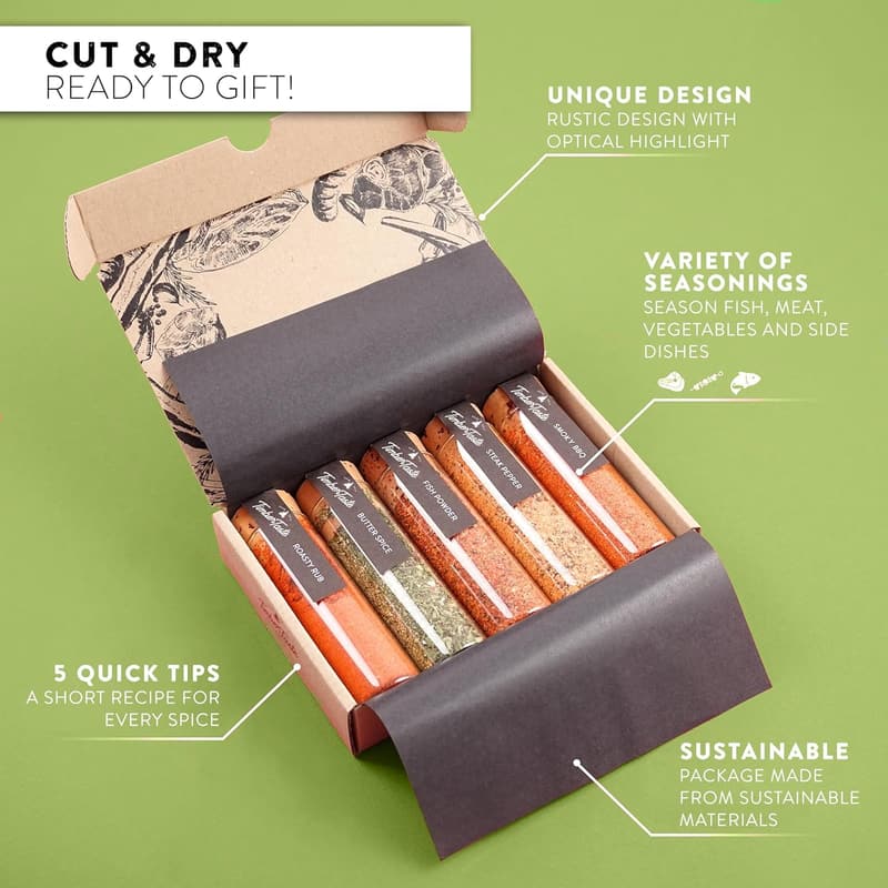 Gourmet International Spice Gift Set for Birthdays