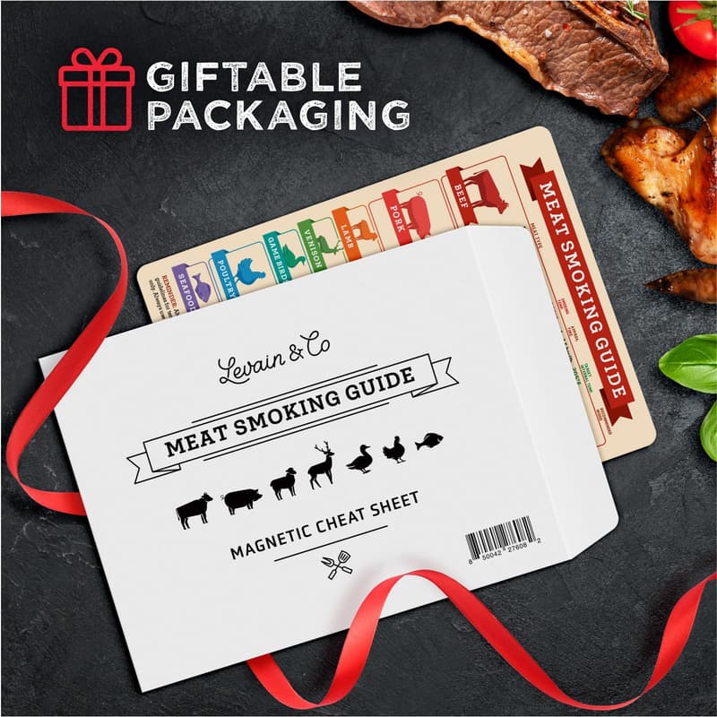 BBQ Smoker Guide & Meat Smoking Magnet for Grill Enthusiasts