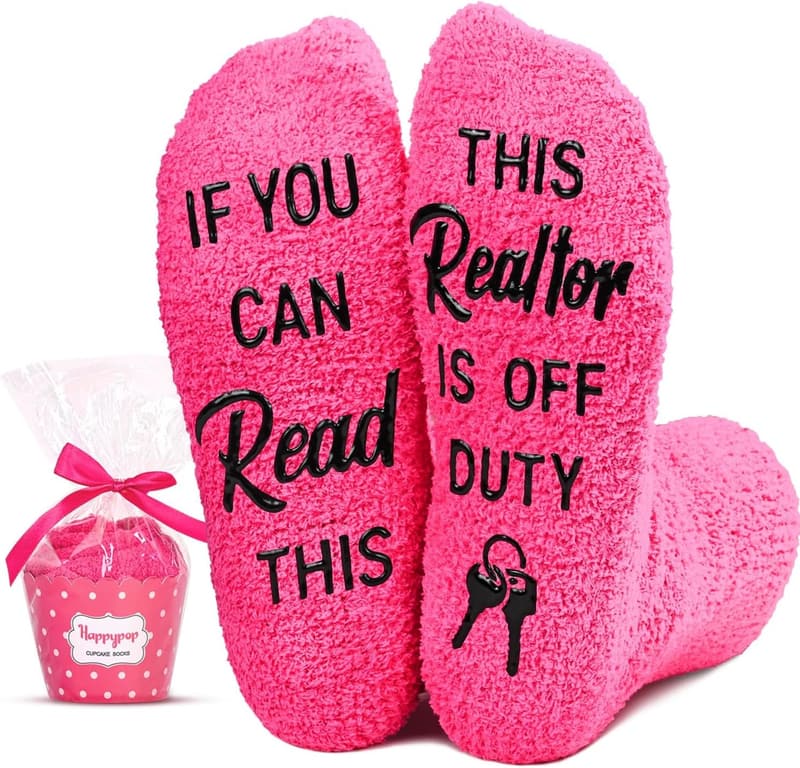 Realtor Gifts - Fun Socks for Women in Professional Fields