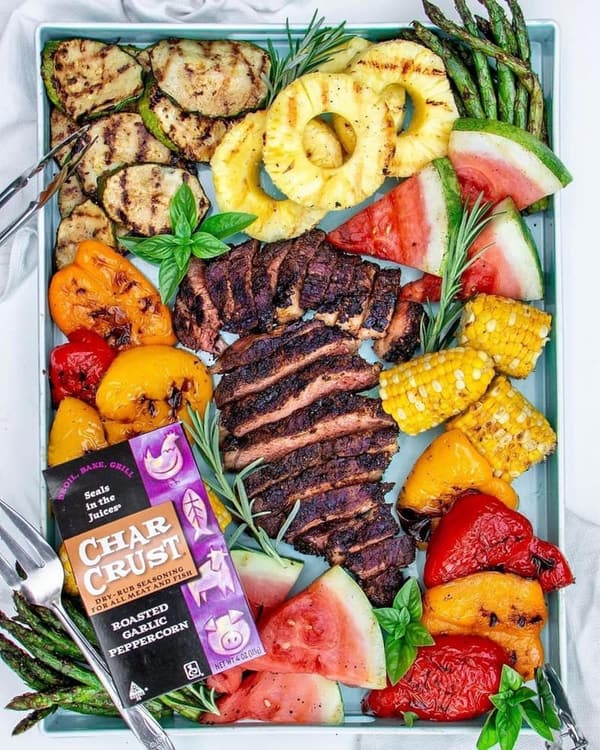 Steak Lovers Dry Rub Seasoning Set for Grilling, 6 Count
