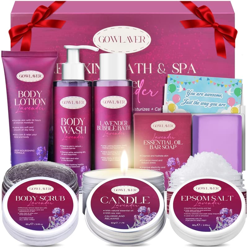 Spa Self-Care Gift Basket for Women – Relaxation & Stress Relief
