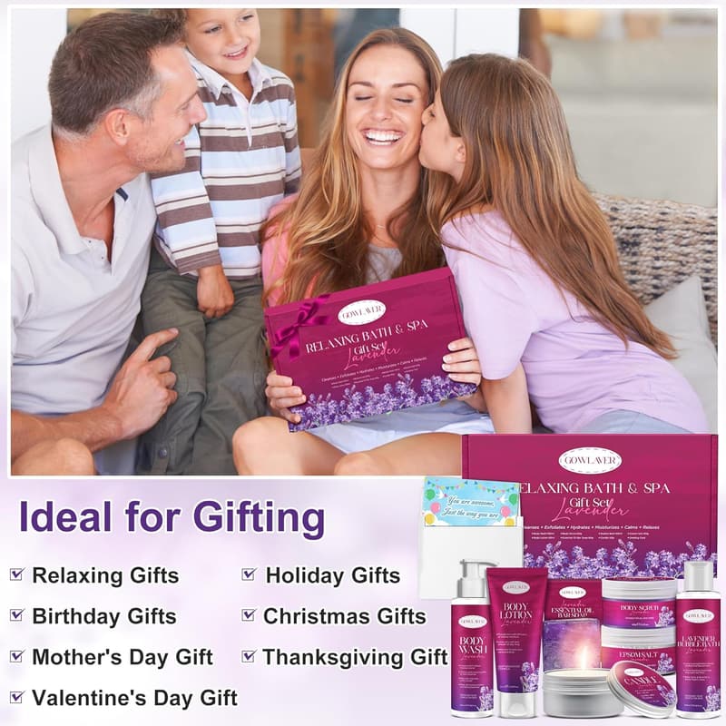 Spa Self-Care Gift Basket for Women – Relaxation & Stress Relief