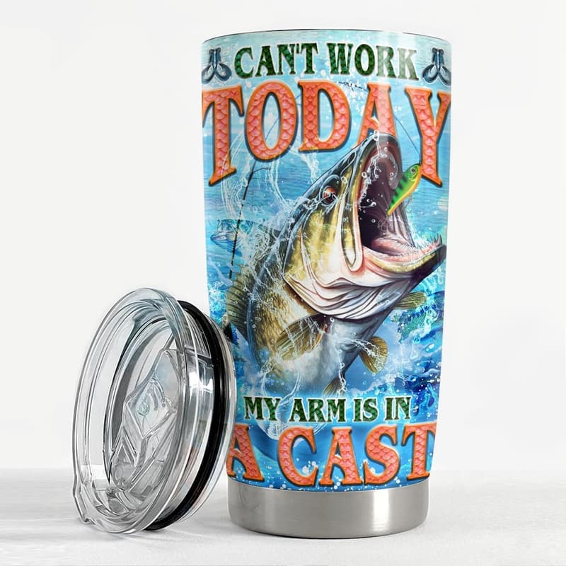 Fisherman Gift: 20oz Stainless Steel Insulated Tumbler