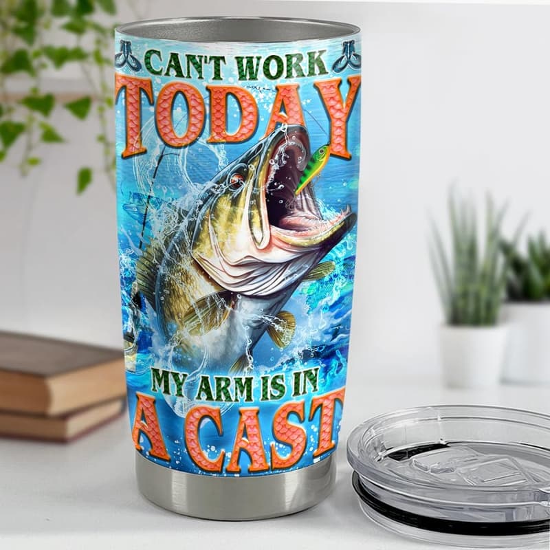 Fisherman Gift: 20oz Stainless Steel Insulated Tumbler