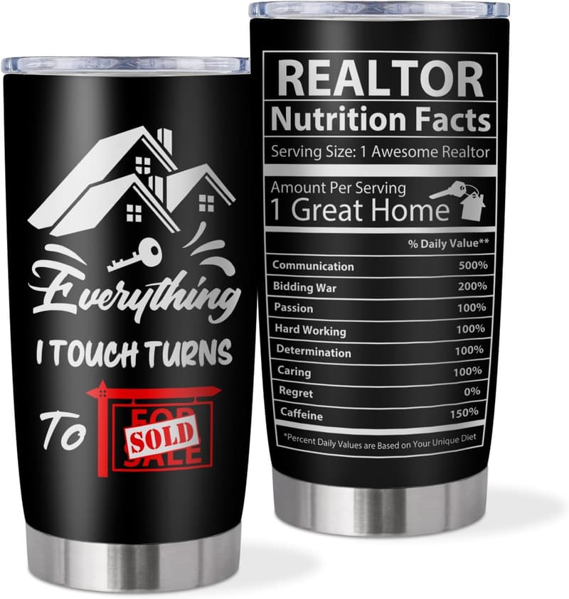 Realtor Closing Gift - Funny 20oz Tumbler for Agents