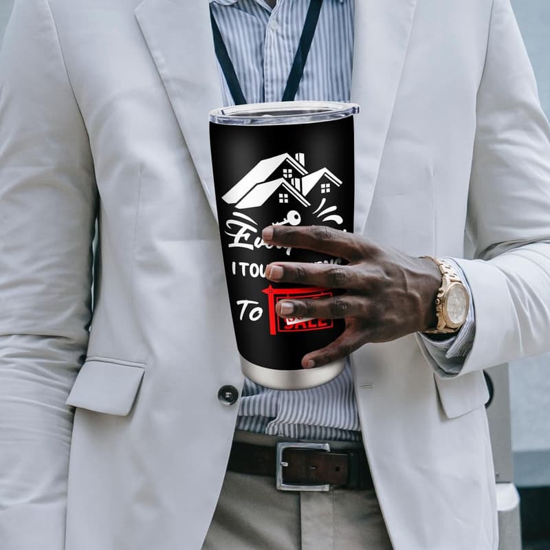 Realtor Closing Gift - Funny 20oz Tumbler for Agents